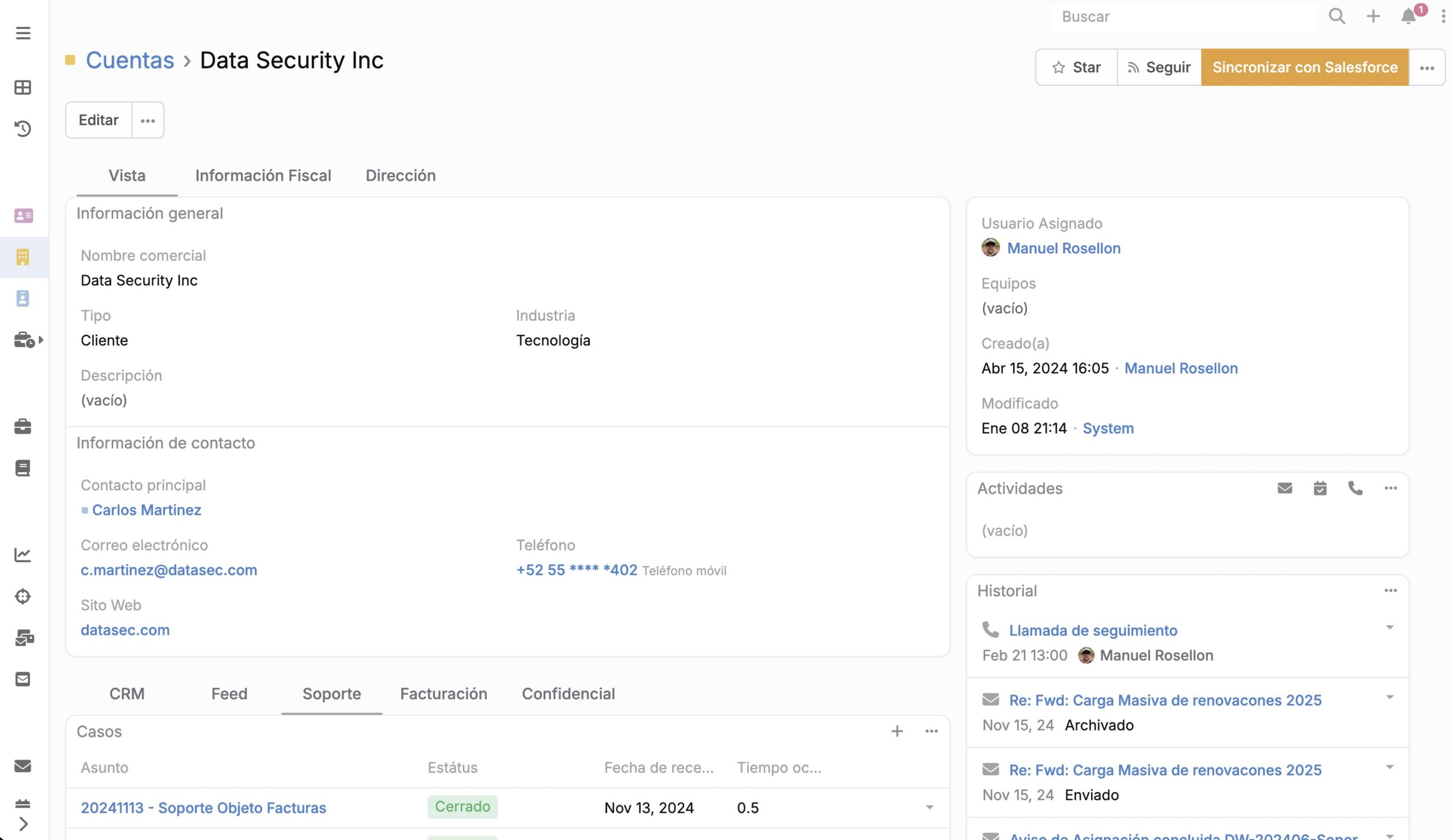 Scitus Accounts Management